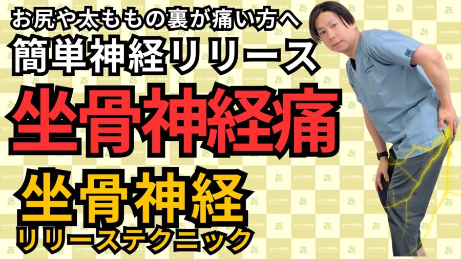 【整体師が解説】坐骨神経による脚のしびれ・痛み改善セルフケア｜自由が丘あゆむ整体院